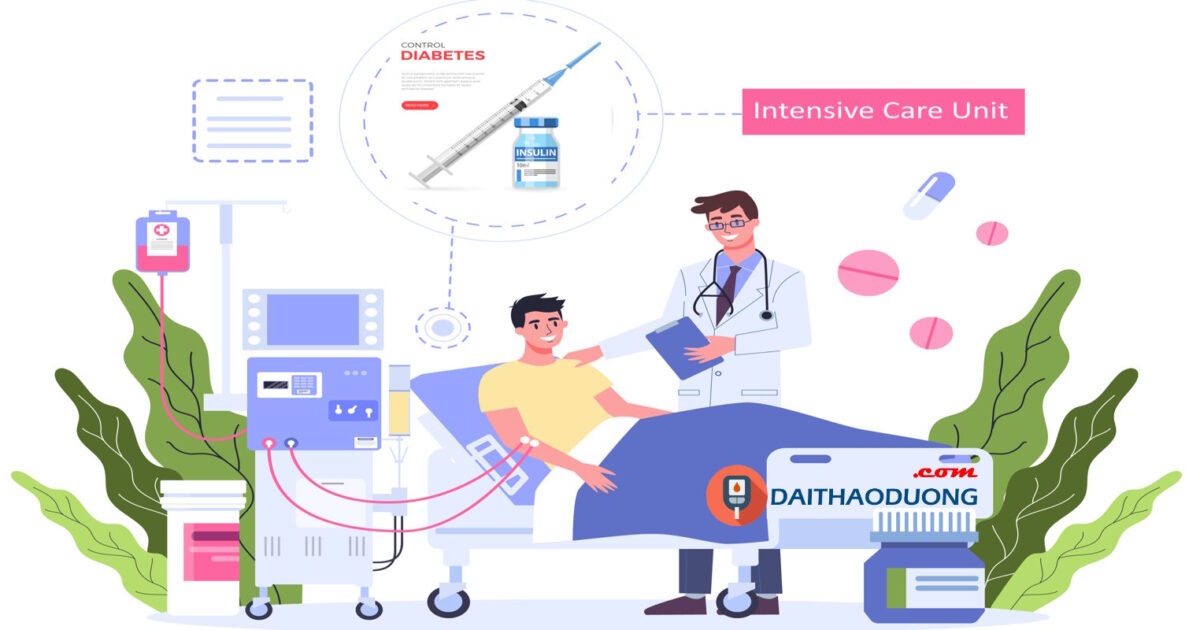 Bệnh nhân tiểu đường được chăm sóc trong phòng cấp cứu.