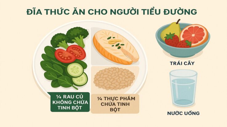 2. Ăn kiêng cho người tiểu đường: rau củ không chứa tinh bột, thực phẩm không chứa tinh bột, trái cây, nước uống phù hợp cho bệnh nhân tiểu đường.