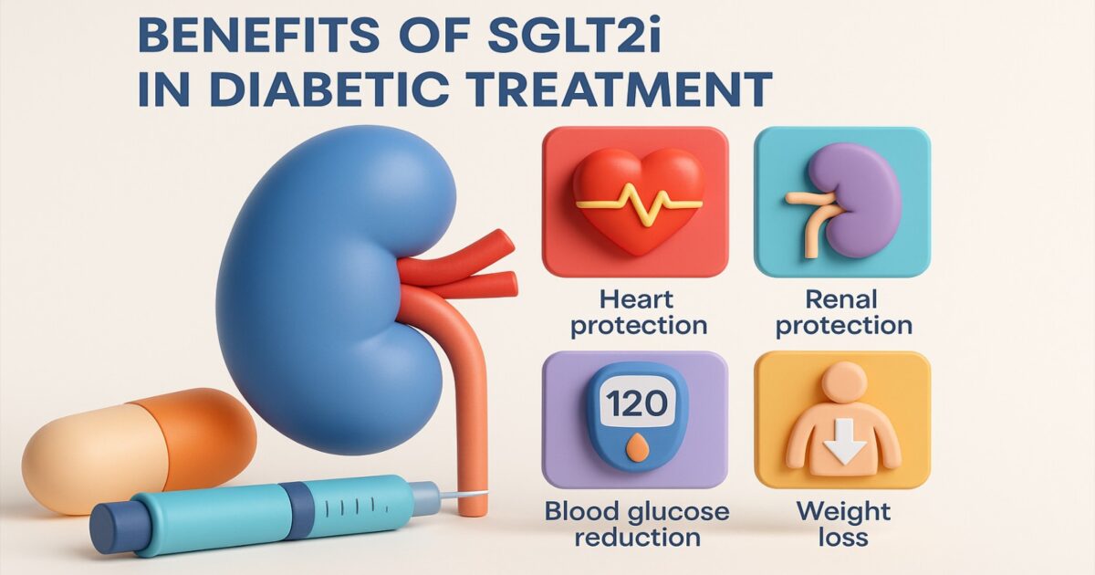 Lợi ích SGLT2i trong điều trị tiểu đường