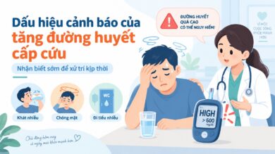 Dấu hiệu cảnh báo tăng đường huyết cấp cứu