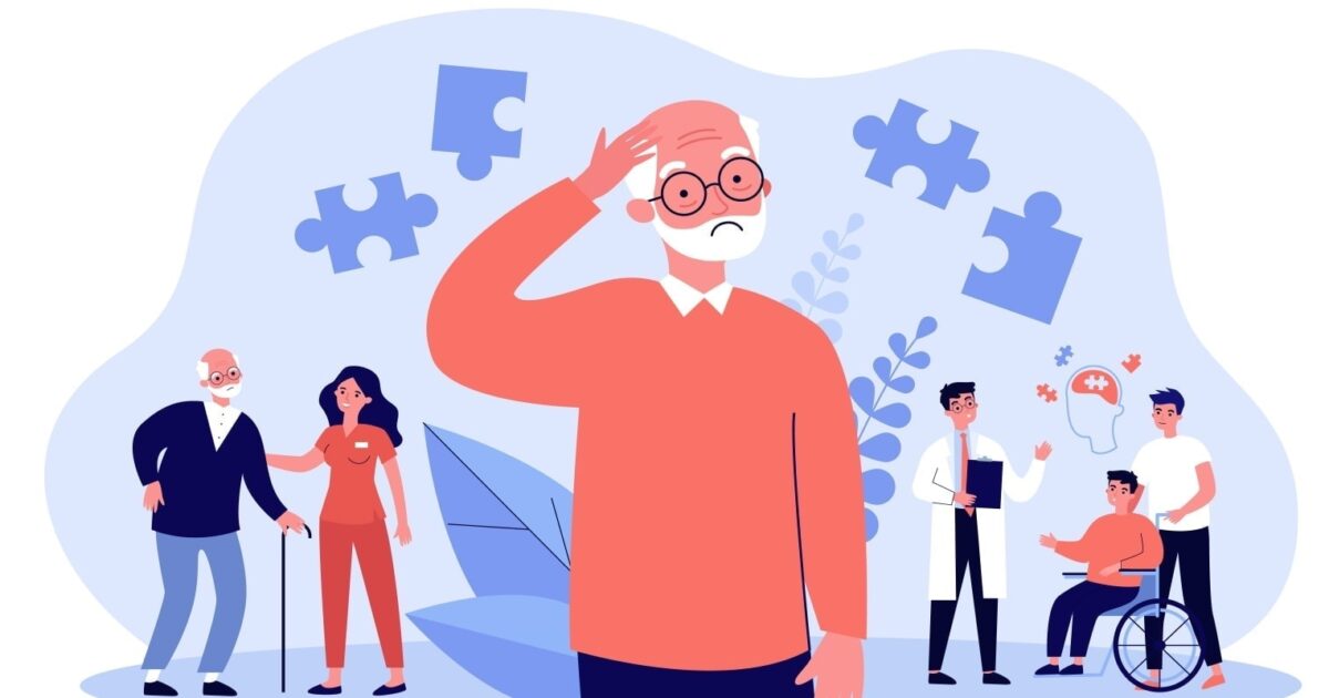 Người cao tuổi gặp khó khăn trí nhớ, nhận chăm sóc