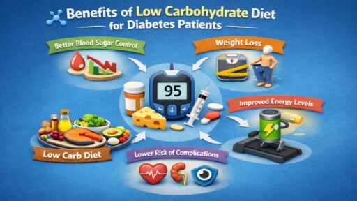 Lợi ích chế độ ăn ít carbohydrate cho tiểu đường