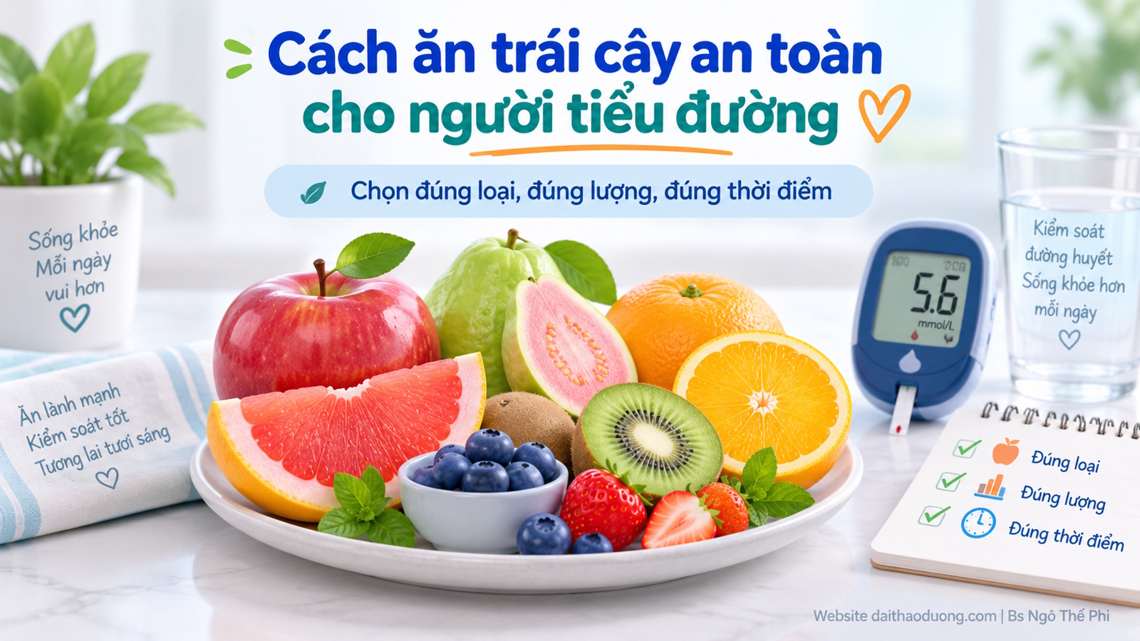 Hướng dẫn ăn trái cây cho người tiểu đường