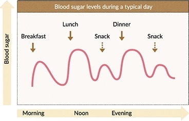 Thay đổi đường huyết sau mỗi bữa ăn