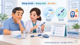 Hướng dẫn uống thuốc tiểu đường và tiêm insulin đúng cách