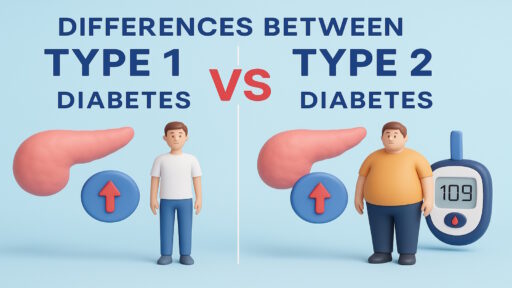 Khác nhau giửa bệnh đái tháo đường type 1 và type 2