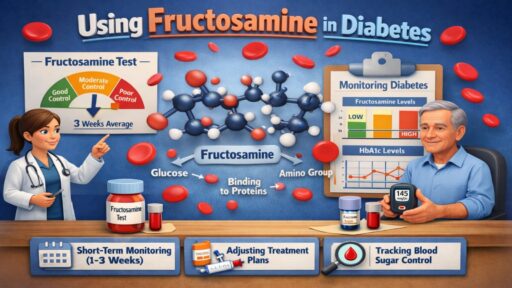 Sử dụng fructosamine để kiểm soát bệnh tiểu đường.