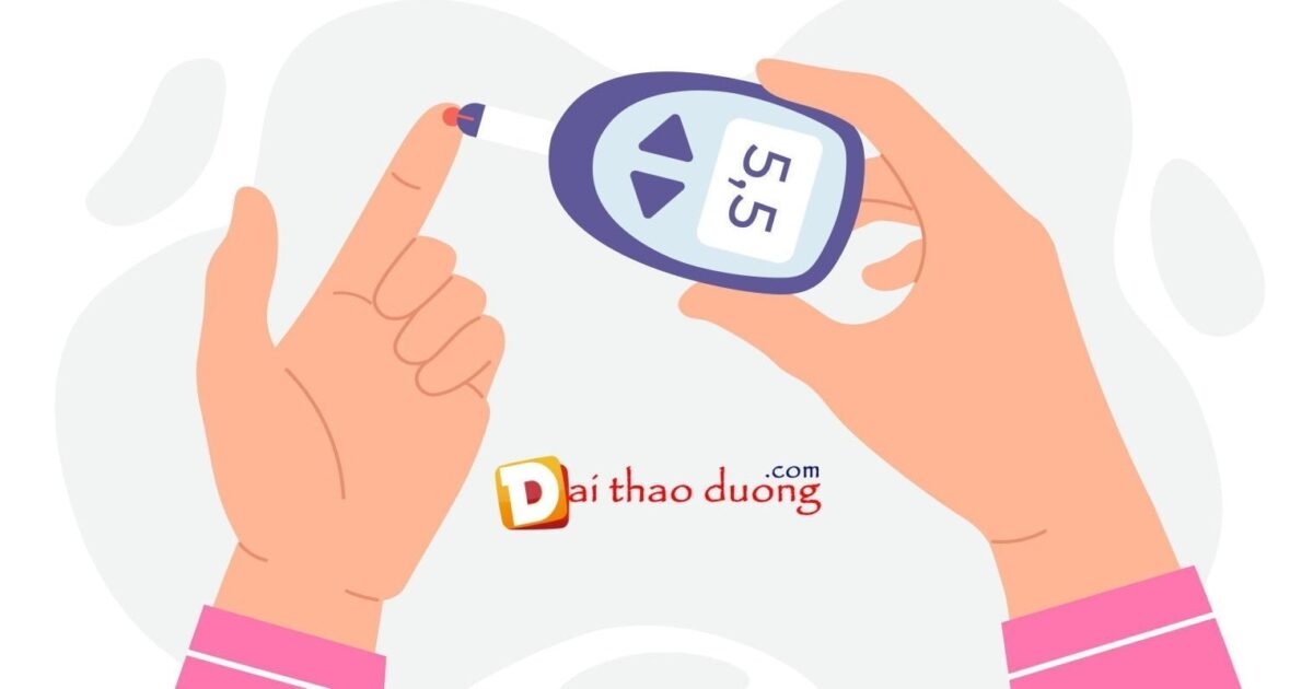 Đo lượng đường trong máu bằng máy đo đường