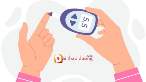 Đo lượng đường trong máu bằng máy đo đường
