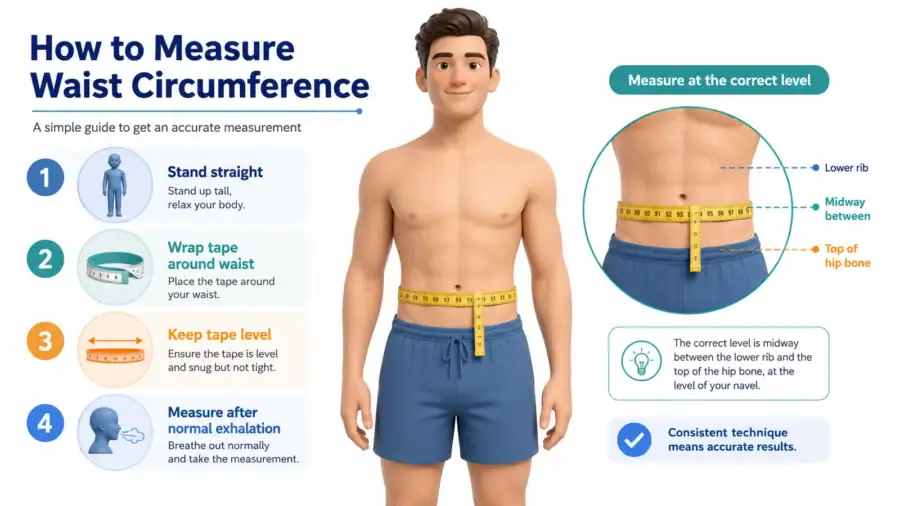 thừa cân,béo phì,BMI,vòng bụng,cách đo vòng bụng,cách đo vòng eo,tính BMI,tính chỉ số khối cơ thể,Béo phì vùng bụng,mỡ tạng là gì,mỡ nội tạng,giảm mỡ bụng