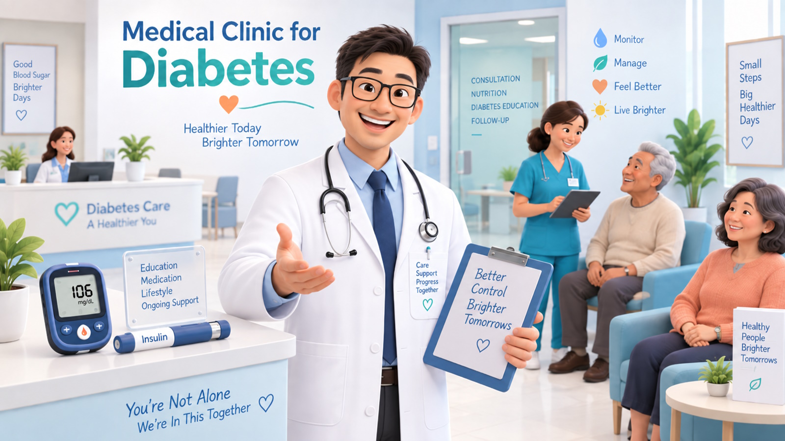 Phòng khám Tiểu đường do Bác sĩ chuyên khoa 2 Ngô Thế Phi ở Thủ Đức