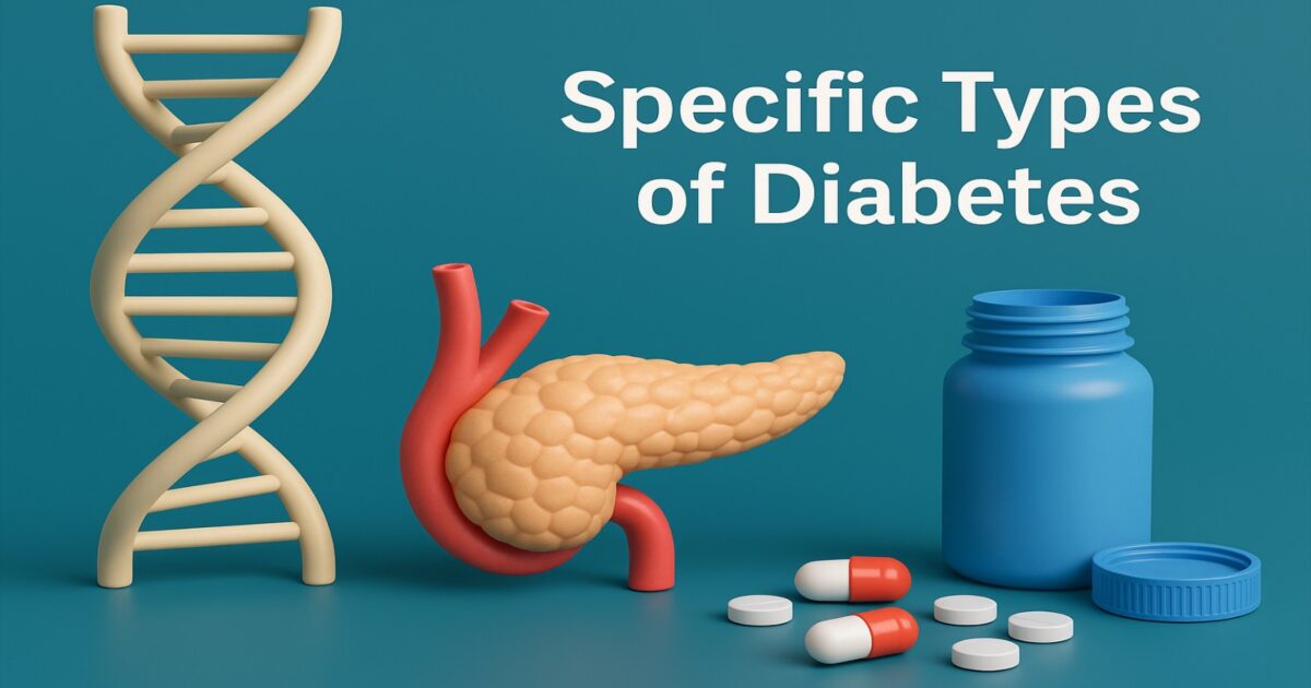 “Specific Types of Diabetes” : Nhóm bệnh đái tháo đường do các nguyên nhân đặc hiệu hay Nhóm tiểu đường đặc biệt.