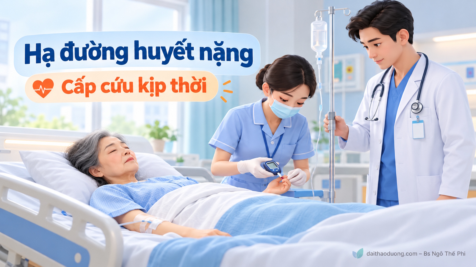 Xử trí hạ đường huyết nặng trên bệnh nhân đái tháo đường
