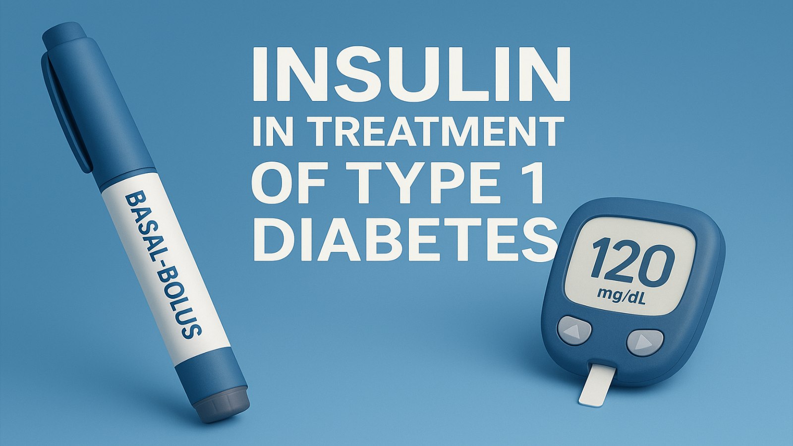 Insulin điều trị tiểu đường tuýp 1, mức đường huyết